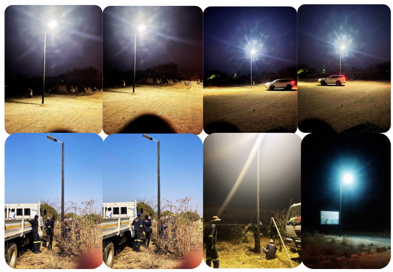 2000W SOLAR STREET LIGHTS INSTALLATION